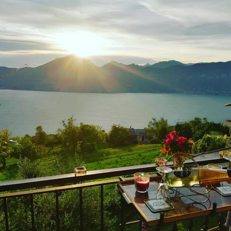B&B Da Paolo Con Vista Lago Di Garda San Zeno di Montagna Kültér fotó