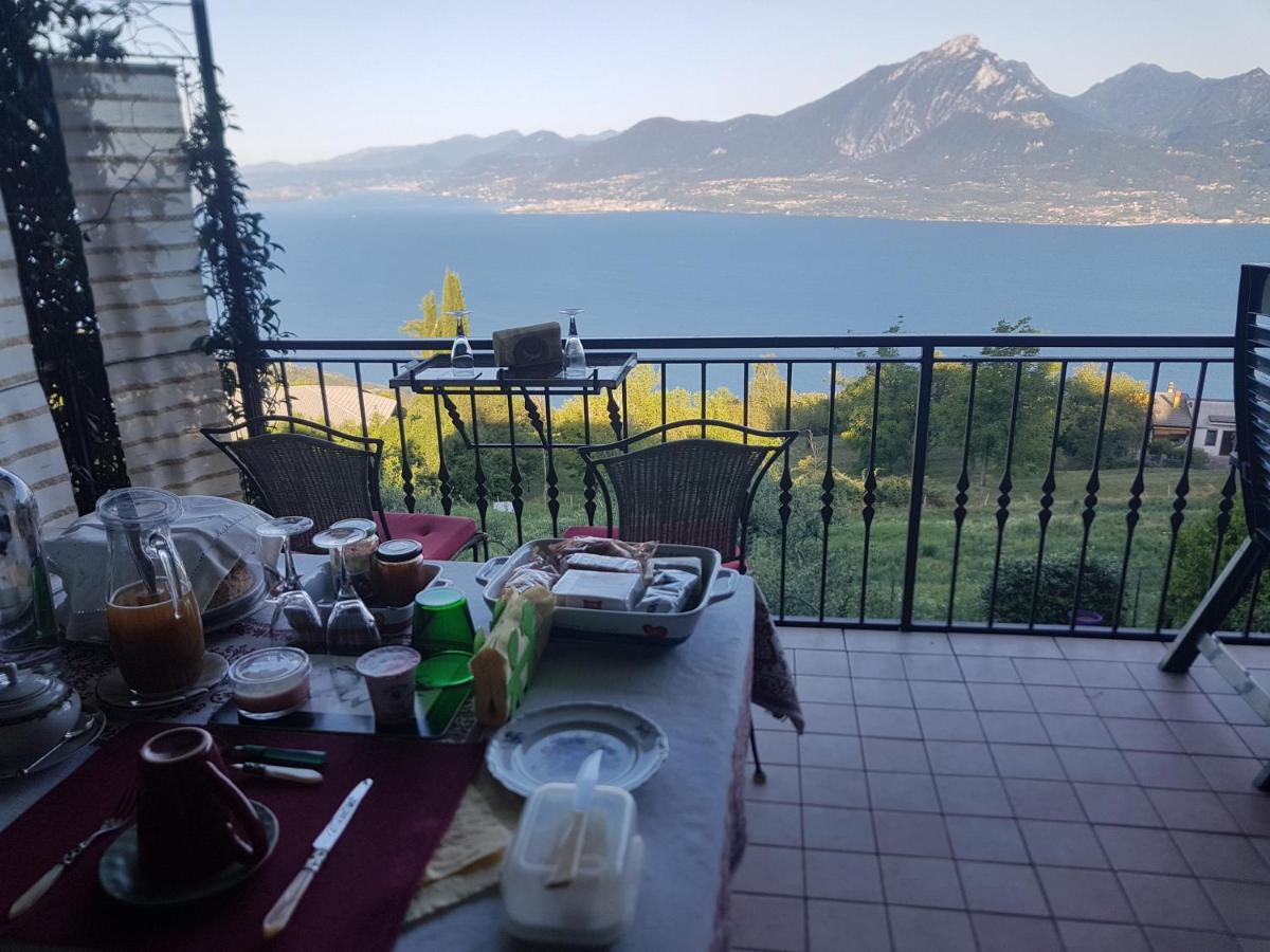 B&B Da Paolo Con Vista Lago Di Garda San Zeno di Montagna Kültér fotó