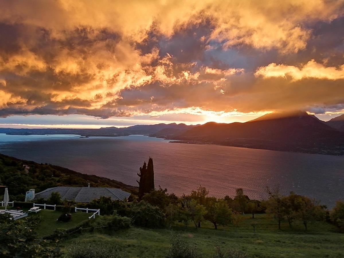 B&B Da Paolo Con Vista Lago Di Garda San Zeno di Montagna Kültér fotó