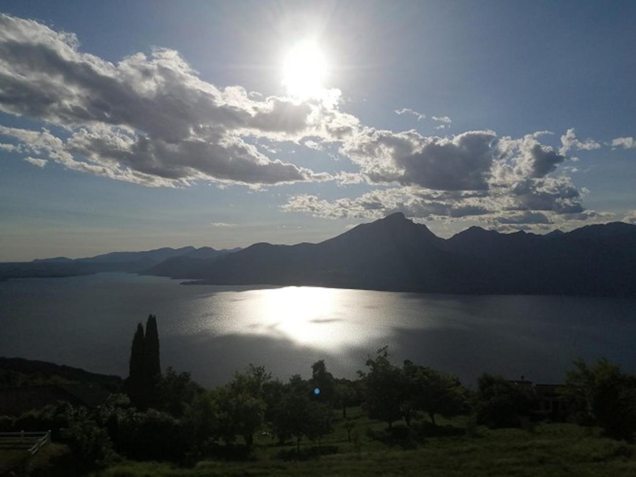 B&B Da Paolo Con Vista Lago Di Garda San Zeno di Montagna Kültér fotó