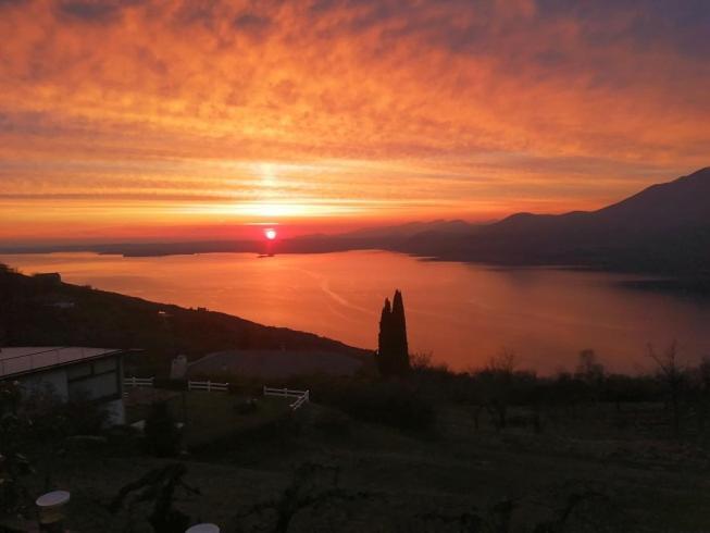 B&B Da Paolo Con Vista Lago Di Garda San Zeno di Montagna Kültér fotó