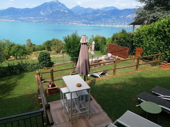 B&B Da Paolo Con Vista Lago Di Garda San Zeno di Montagna Kültér fotó