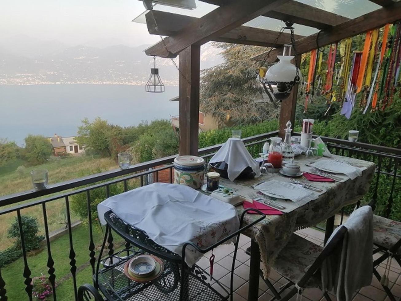 B&B Da Paolo Con Vista Lago Di Garda San Zeno di Montagna Kültér fotó